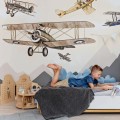 tapeta dla chłopca samoloty podniebny świat (3).jpg