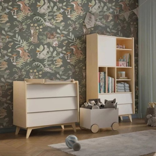 TAPETE WOODLAND SMALL DUNKELGRÜN